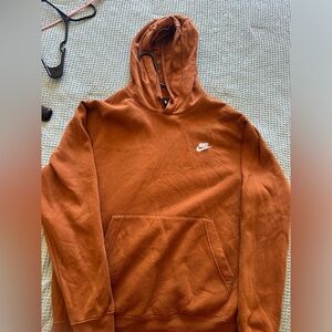 Nike pumpkin colored hoodie